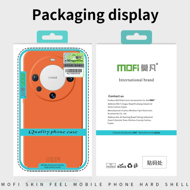 For Huawei Nova 12 Pro / 12 Ultra MOFI Qin Series Skin Feel All-inclusive PC Phone Case(Green) - Huawei Cases by MOFI | Online Shopping UK | buy2fix