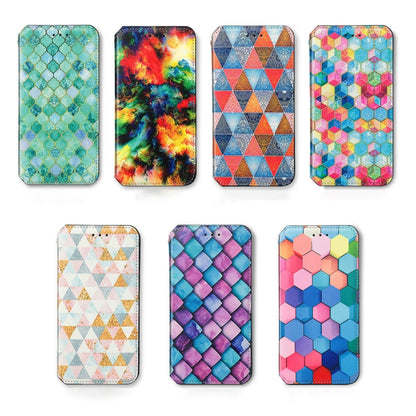 For Xiaomi Redmi K70E CaseNeo Colorful Magnetic Leather Phone Case(Colorful Cube) - K70E Cases by buy2fix | Online Shopping UK | buy2fix