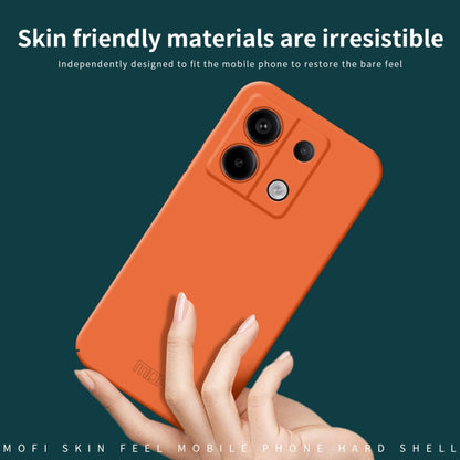 For Xiaomi Redmi Note 13 MOFI Qin Series Skin Feel All-inclusive PC Phone Case(Orange) - Note 13 Cases by MOFI | Online Shopping UK | buy2fix