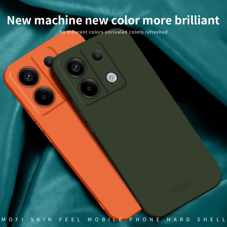 For Xiaomi Redmi Note 13 Pro MOFI Qin Series Skin Feel All-inclusive PC Phone Case(Orange) - Note 13 Pro Cases by MOFI | Online Shopping UK | buy2fix