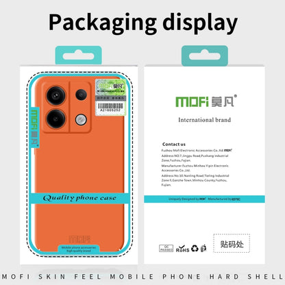 For Xiaomi Redmi Note 13 Pro MOFI Qin Series Skin Feel All-inclusive PC Phone Case(Orange) - Note 13 Pro Cases by MOFI | Online Shopping UK | buy2fix