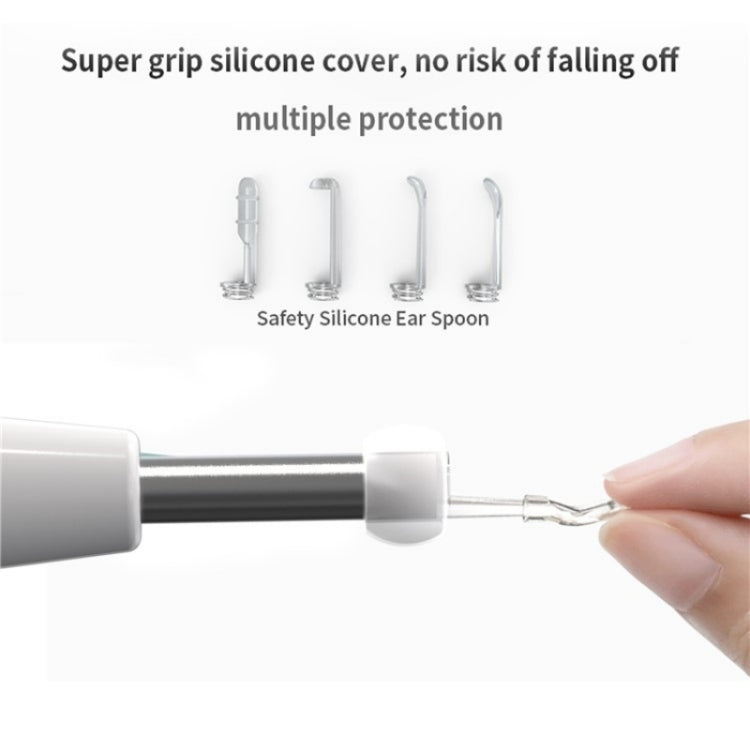 W2 WiFi Smart Visual Ear Pick Cleaning Kit Ear Wax Removal Tool with LED Light(White) - Ear Care Tools by buy2fix | Online Shopping UK | buy2fix