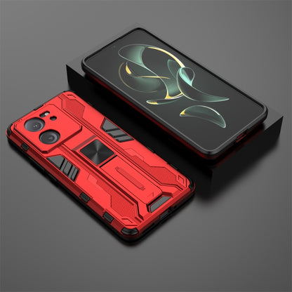 For Xiaomi 13T Pro Supersonic Armor PC Hybrid TPU Phone Case(Red) - Xiaomi Cases by buy2fix | Online Shopping UK | buy2fix