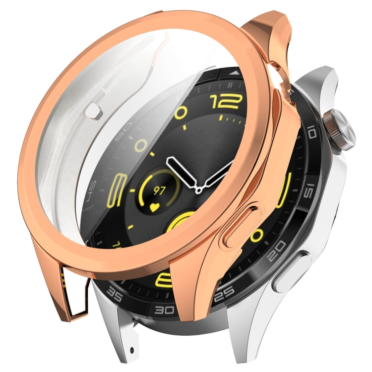 For Huawei Watch GT4 46mm Full Coverage TPU Electroplated Watch Protective Case(Rose Gold) - Watch Cases by buy2fix | Online Shopping UK | buy2fix