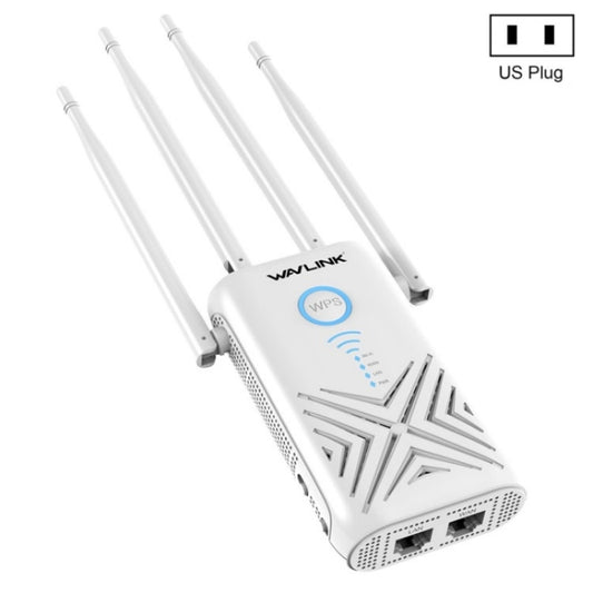 WAVLINK WN579X3 With 5dBi Antennas AC1200 Wireless Router 2.4G / 5G Dual Band WiFi Repeater, Plug:US Plug - Wireless Routers by WAVLINK | Online Shopping UK | buy2fix