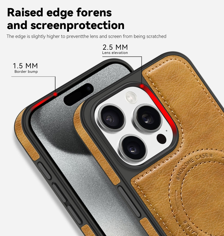 For iPhone 13 Multi-function Holder MagSafe PU Phone Case(Gray) - iPhone 13 Cases by buy2fix | Online Shopping UK | buy2fix