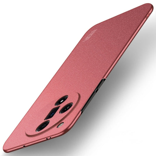 For OPPO Find X7 MOFI Fandun Series Frosted PC Ultra-thin All-inclusive Phone Case(Red) - Find X7 Cases by MOFI | Online Shopping UK | buy2fix