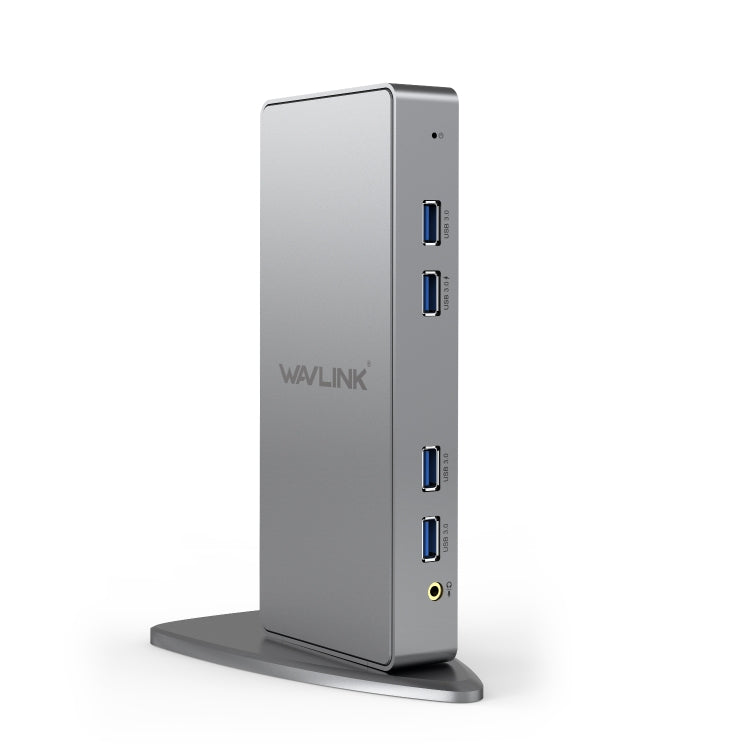 WAVLINK WL-UG39DK7 USB3.0 Hub Adapter Multi-Screen Graphics Card Universal Docking Station, Plug:US Plug - USB HUB by WAVLINK | Online Shopping UK | buy2fix