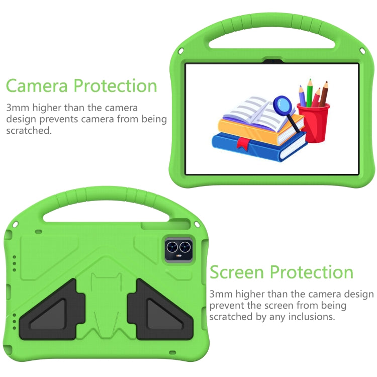 For Blackview Tab 80 10.1 2023 EVA Shockproof Tablet Case with Holder(Green) - Others by buy2fix | Online Shopping UK | buy2fix