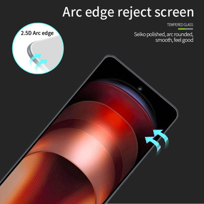 For vivo iQOO Neo9 / Neo9 Pro MOFI 9H 2.5D Full Screen Tempered Glass Film(Black) - iQOO Neo9 Tempered Glass by MOFI | Online Shopping UK | buy2fix