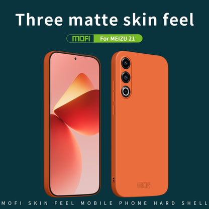 For Meizu 21 MOFI Qin Series Skin Feel All-inclusive PC Phone Case(Orange) - Meizu by MOFI | Online Shopping UK | buy2fix