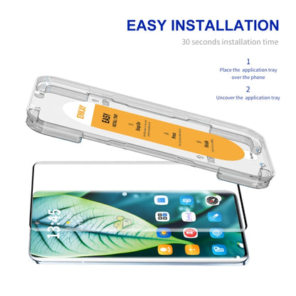 For OPPO Reno12 / Reno12 Pro Global ENKAY Easy Install Hot Bending Full Coverage Side Glue Tempered Glass Film - Reno12 Pro Tempered Glass by ENKAY | Online Shopping UK | buy2fix