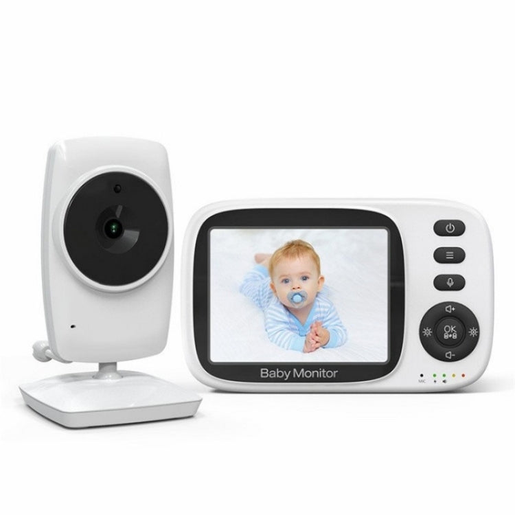 MC632A 2 Way Voice Talk Temperature Monitoring Baby Camera 3.2 inch Screen Baby Monitor(US Plug) - Baby Monitor by buy2fix | Online Shopping UK | buy2fix