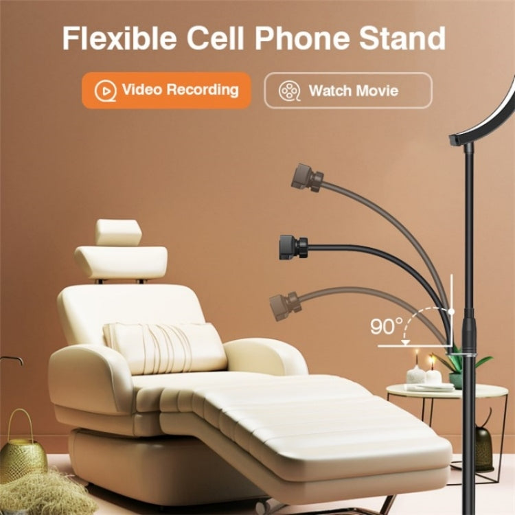 HD-G63X Floor Standing Remote Dimming LED Moon Lamp Manicure Eyelash Beauty Lamp(EU Plug) - Selfie Light by buy2fix | Online Shopping UK | buy2fix