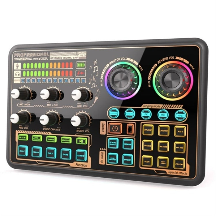 SK600 Multifunctional Live Sound Card Professional Audio Mixer - Live Sound Effects Processors by buy2fix | Online Shopping UK | buy2fix