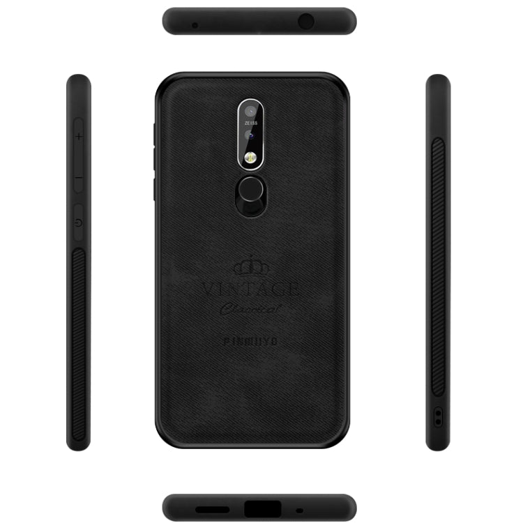 PINWUYO Shockproof Waterproof Full Coverage PC + TPU + Skin Protective Case for Nokia 7.1 (2018)(Gray) - Nokia Cases by buy2fix | Online Shopping UK | buy2fix