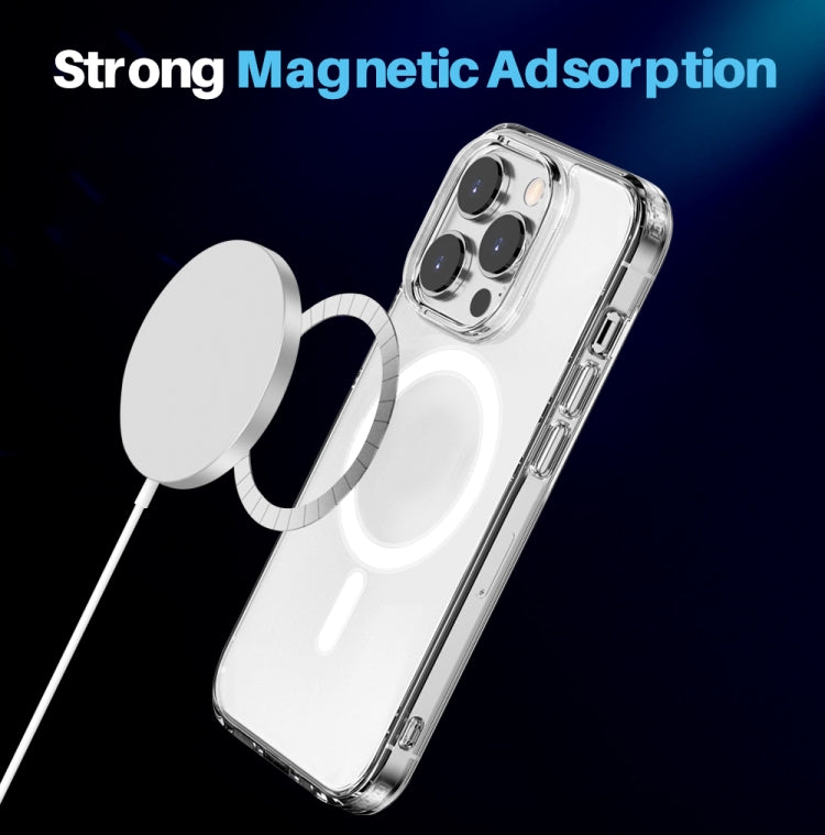 For iPhone 15 Pro Max NORTHJO 3 in 1 Magsafe Clear Phone Case with Screen Film + Rear Lens Film - iPhone 15 Pro Max Cases by NORTHJO | Online Shopping UK | buy2fix