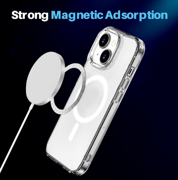 For iPhone 15 Plus NORTHJO 3 in 1 Magsafe Clear Phone Case with Screen Film + Rear Lens Film - iPhone 15 Plus Cases by NORTHJO | Online Shopping UK | buy2fix