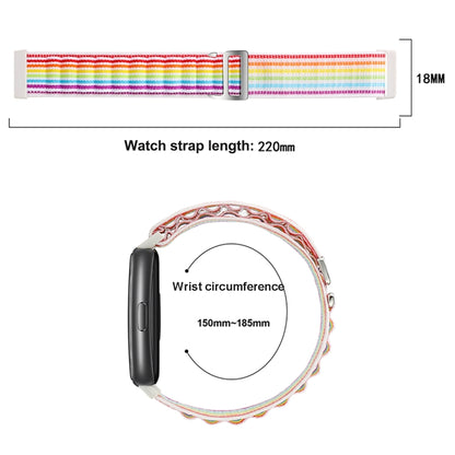 For Huawei Band 8 / 9 Loop Nylon Watch Band(Colorful) - Watch Bands by buy2fix | Online Shopping UK | buy2fix