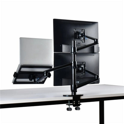 OL-10T Clip-on Desktop Stand Dual Computer Monitor Riser Bracket Laptop Holder - Laptop Stand by buy2fix | Online Shopping UK | buy2fix