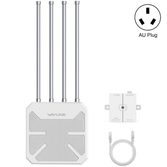 WAVLINK WN573HX3 AX3000 Waterproof Outdoor WiFi Wireless Outdoor Dual Band Router, Plug:AU Plug - Wireless Routers by WAVLINK | Online Shopping UK | buy2fix