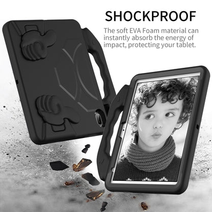 For iPad Air 11 2024 Children EVA Shockproof Tablet Case with Thumb Bracket(Black) - iPad Air 11 2024 Cases by buy2fix | Online Shopping UK | buy2fix