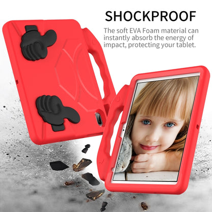 For iPad Air 11 2024 Children EVA Shockproof Tablet Case with Thumb Bracket(Red) - iPad Air 11 2024 Cases by buy2fix | Online Shopping UK | buy2fix