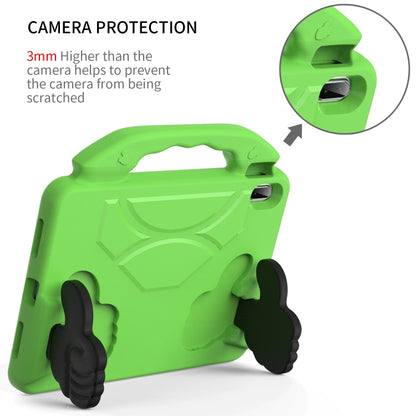 For iPad Air 11 2024 Children EVA Shockproof Tablet Case with Thumb Bracket(Green) - iPad Air 11 2024 Cases by buy2fix | Online Shopping UK | buy2fix