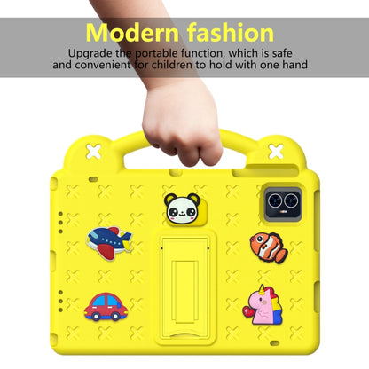 For Blackview Tab 80 10.1 2023 Handle Kickstand Children EVA Shockproof Tablet Case(Yellow) - Others by buy2fix | Online Shopping UK | buy2fix