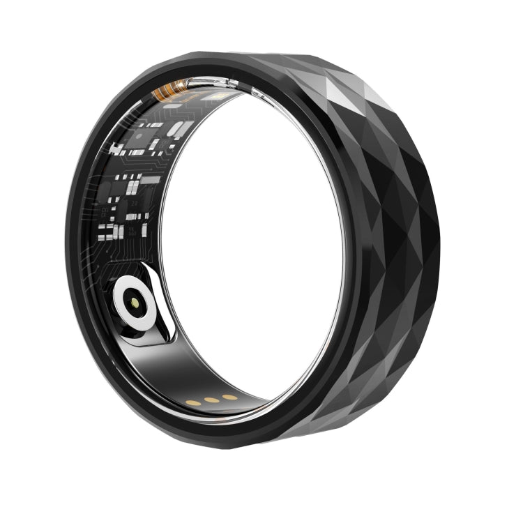 R12M SIZE 20 Smart Ring, Support Health Monitoring / Multiple Exercise Modes(Black) - Smart Rings / Smart Telephones by buy2fix | Online Shopping UK | buy2fix