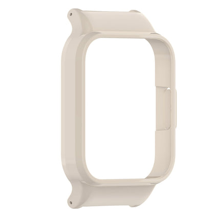 For Redmi Watch 3 Half Pack PC Watch Protective Case(Creamy White) - Watch Cases by buy2fix | Online Shopping UK | buy2fix