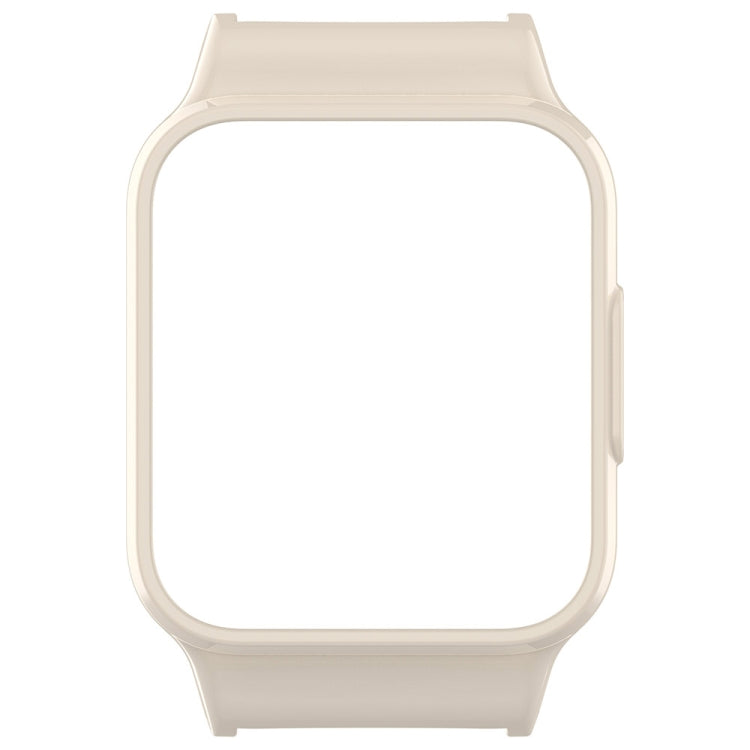 For Redmi Watch 3 Half Pack PC Watch Protective Case(Creamy White) - Watch Cases by buy2fix | Online Shopping UK | buy2fix