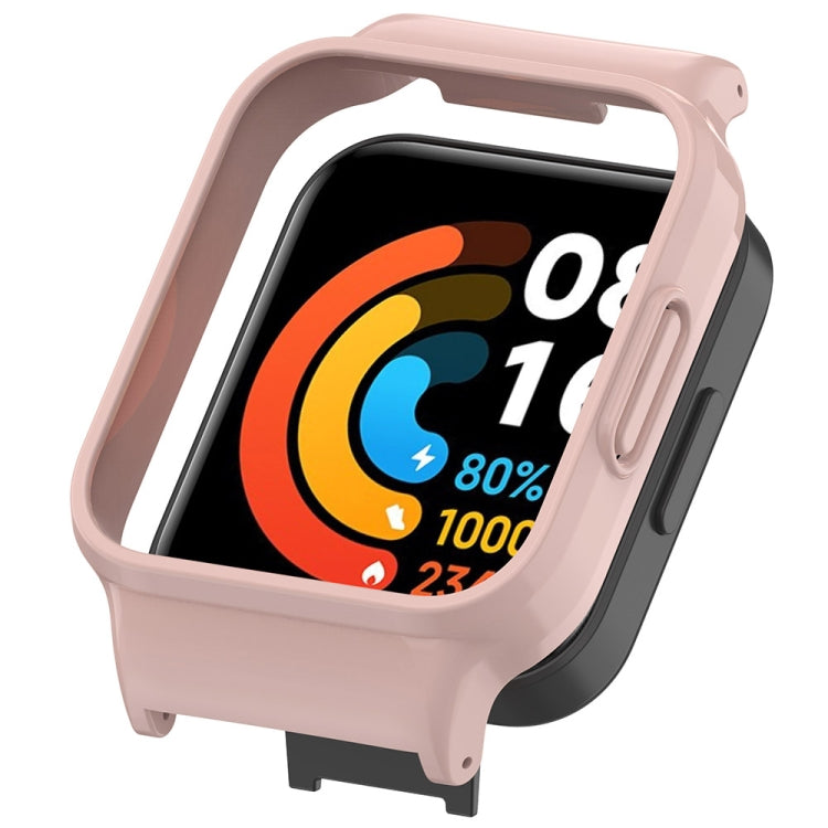 For Redmi Watch 2 Half Pack PC Watch Protective Case(Pink) - Watch Cases by buy2fix | Online Shopping UK | buy2fix