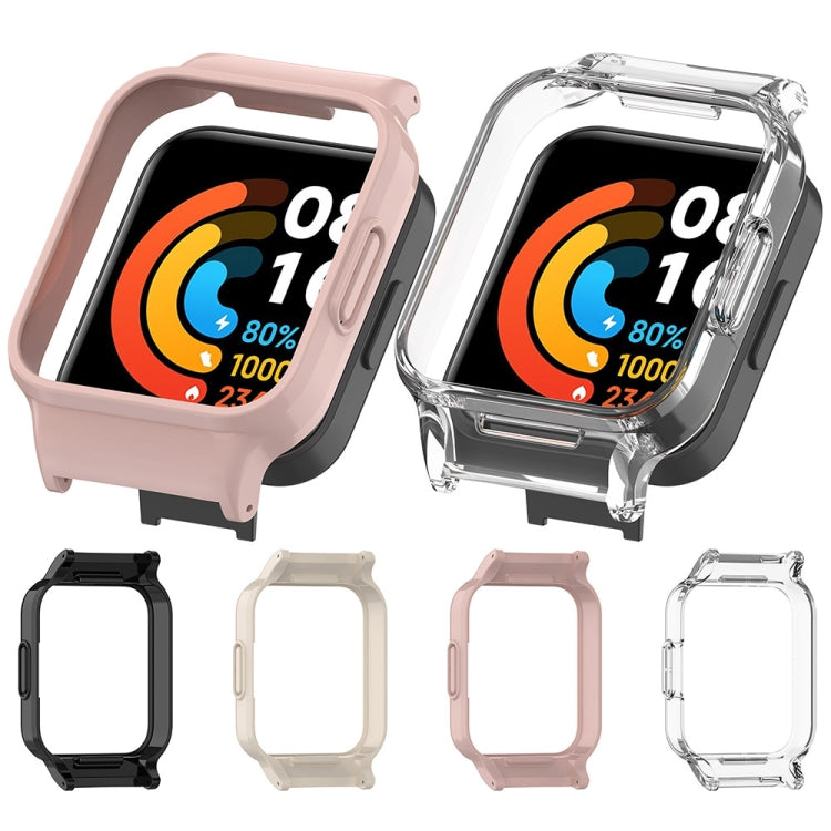 For Redmi Watch 2 Half Pack PC Watch Protective Case(Pink) - Watch Cases by buy2fix | Online Shopping UK | buy2fix