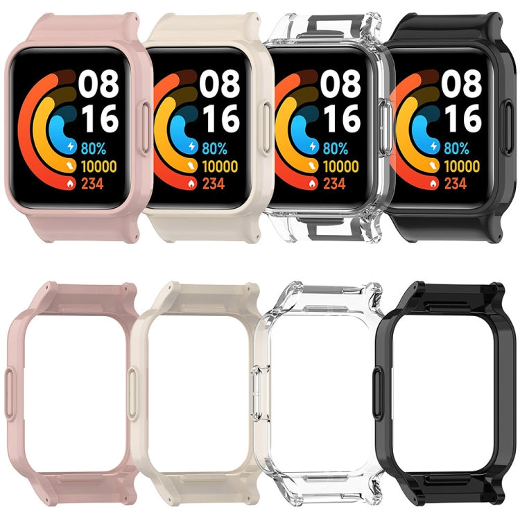 For Redmi Watch 4 Half Pack PC Watch Protective Case(Creamy White) - Watch Cases by buy2fix | Online Shopping UK | buy2fix