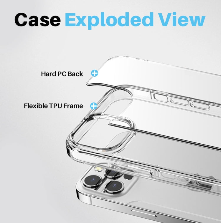 For iPhone 16 Pro Max NORTHJO 5 in 1 Clear Phone Case with 2pcs Screen Film + 2pcs Camera Lens Film - iPhone 16 Pro Max Cases by NORTHJO | Online Shopping UK | buy2fix