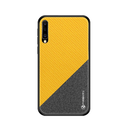 PINWUYO Honors Series Shockproof PC + TPU Protective Case for Galaxy A50(Yellow) - Galaxy Phone Cases by PINWUYO | Online Shopping UK | buy2fix