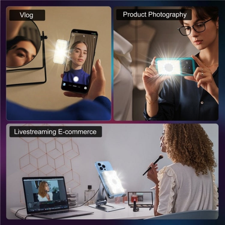 V17 Live Broadcast RGB LED Fill Light MagSafe Magnetic Phone Photography Lamp - Selfie Light by buy2fix | Online Shopping UK | buy2fix