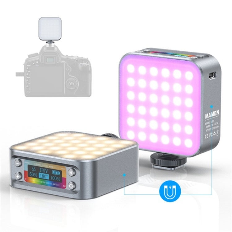 D01 Dimmable Photography LED Fill Light Portable Mini Camera Phone RGB Fill Light - Selfie Light by buy2fix | Online Shopping UK | buy2fix