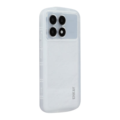 For Redmi K70 Ultra ENKAY Hat-Prince Translucent Matte TPU Shockproof Phone Case(White) - Xiaomi Cases by ENKAY | Online Shopping UK | buy2fix