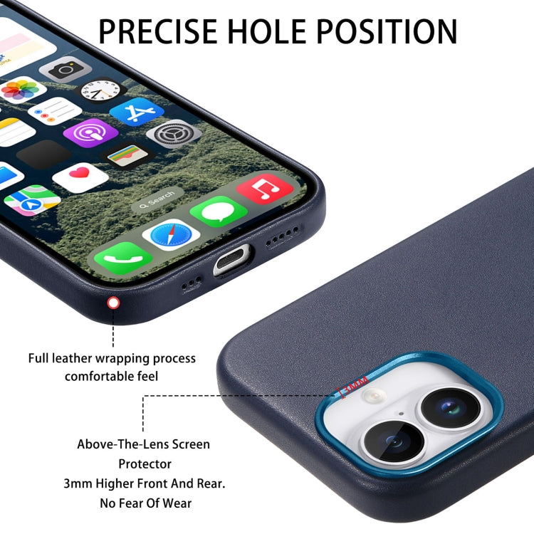 For iPhone 16 Pro Max Electroplated Metal Button Shockproof Phone Case(Dark Blue) - iPhone 16 Pro Max Cases by buy2fix | Online Shopping UK | buy2fix