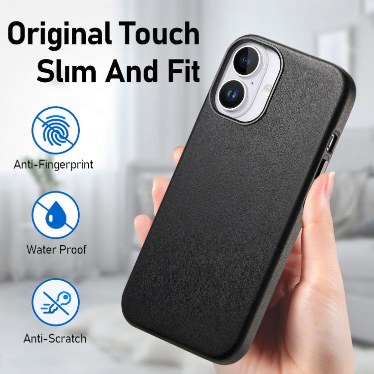 For iPhone 16 Electroplated Metal Button Shockproof Phone Case(Black) - iPhone 16 Cases by buy2fix | Online Shopping UK | buy2fix