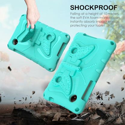 For Xiaomi Redmi Pad SE 8.7 2024 Butterfly Bracket EVA Shockproof Tablet Case(Mint Green) - More Tablet Cases by buy2fix | Online Shopping UK | buy2fix