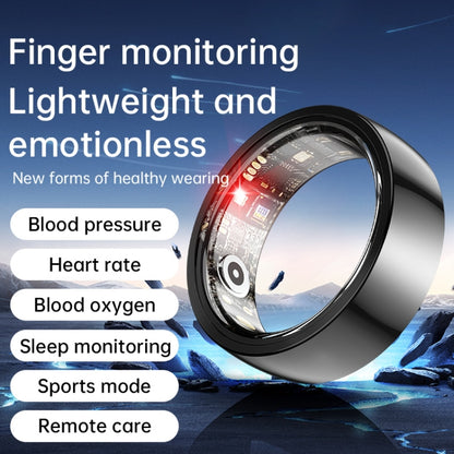 R1000 SIZE 13 Smart Ring, Support Heart Rate / Blood Oxygen / Sleep / Multiple Sports Modes(Black) - Smart Rings / Smart Telephones by buy2fix | Online Shopping UK | buy2fix