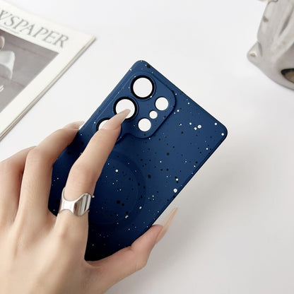 For Samsung Galaxy S25+ 5G Starry Sky TPU Shockproof MagSafe Phone Case(Sierra Blue) - Galaxy S25+ 5G Cases by buy2fix | Online Shopping UK | buy2fix