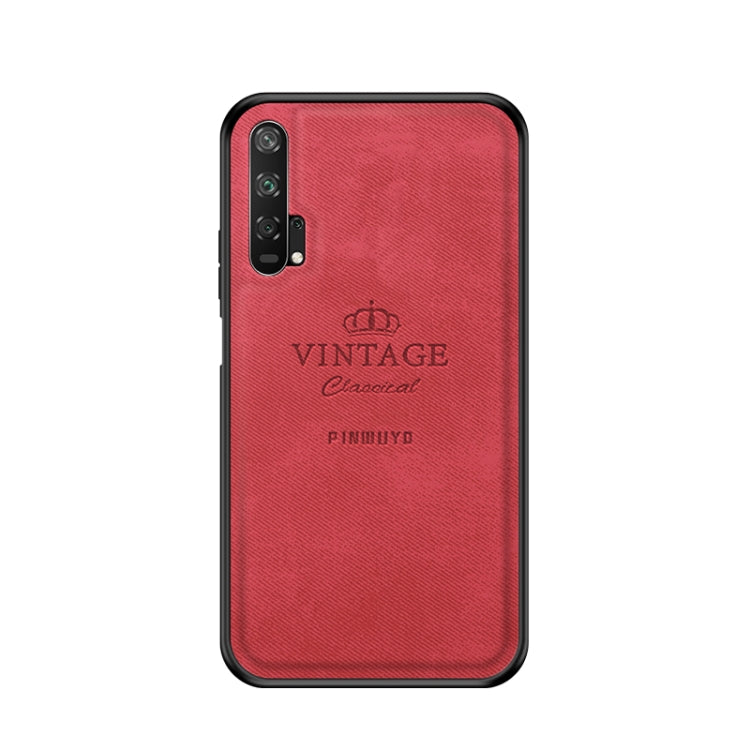 PINWUYO Shockproof Waterproof Full Coverage PC + TPU + Skin Protective Case  for Huawei Honor 20 Pro(Red) - Honor Cases by 1 | Online Shopping UK | buy2fix