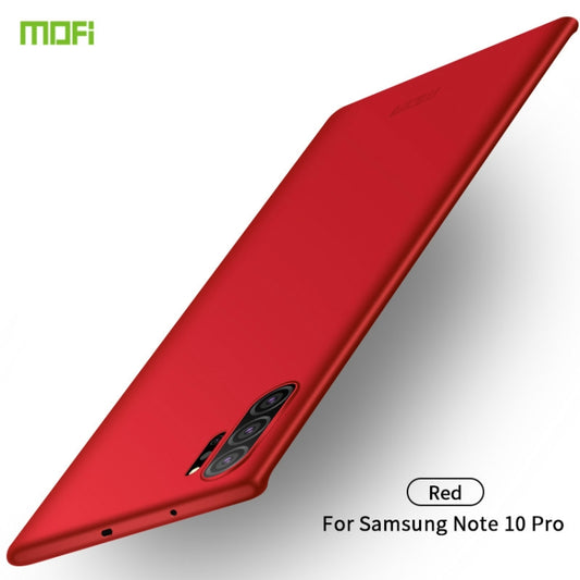 MOFI Frosted PC Ultra-thin Hard Case for Galaxy Note10 Pro(Red) - Galaxy Phone Cases by MOFI | Online Shopping UK | buy2fix