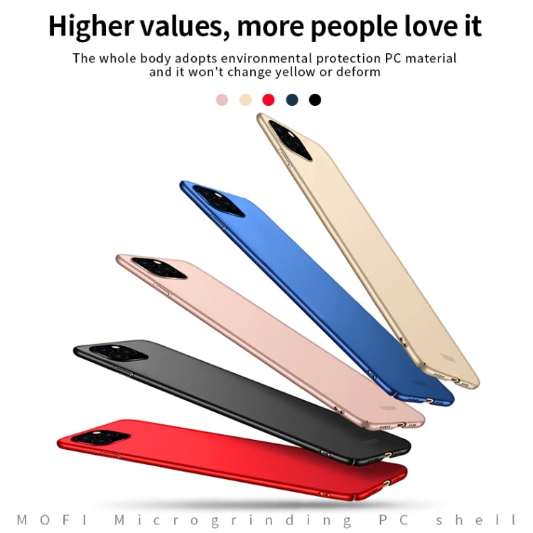 For iPhone 11 Pro Max MOFI Frosted PC Ultra-thin Hard Case (Red) - iPhone 11 Pro Max Cases by MOFI | Online Shopping UK | buy2fix