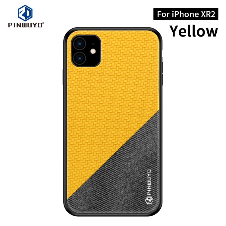 For iPhone 11 PINWUYO Honors Series Shockproof PC + TPU Protective Case (Yellow) - iPhone 11 Cases by PINWUYO | Online Shopping UK | buy2fix