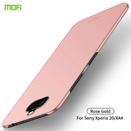 MOFI Frosted PC Ultra-thin Hard Case for Sony Xperia 20 / Xperia XA4(Rose gold) - Sony Cases by MOFI | Online Shopping UK | buy2fix